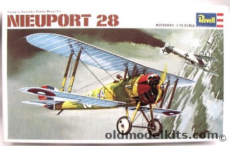 Revell 1/72 Nieuport 28, H653-60 plastic model kit